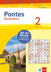 Vorderes Coverbild Pontes 2 Gesamtband (ab 2020) - Übungsblock zum Schulbuch 2. Lernjahr