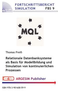Vorderes Coverbild Relationale Datenbanksysteme als Basis für Modellbildung und Simulation von kontinuierlichen Prozessen