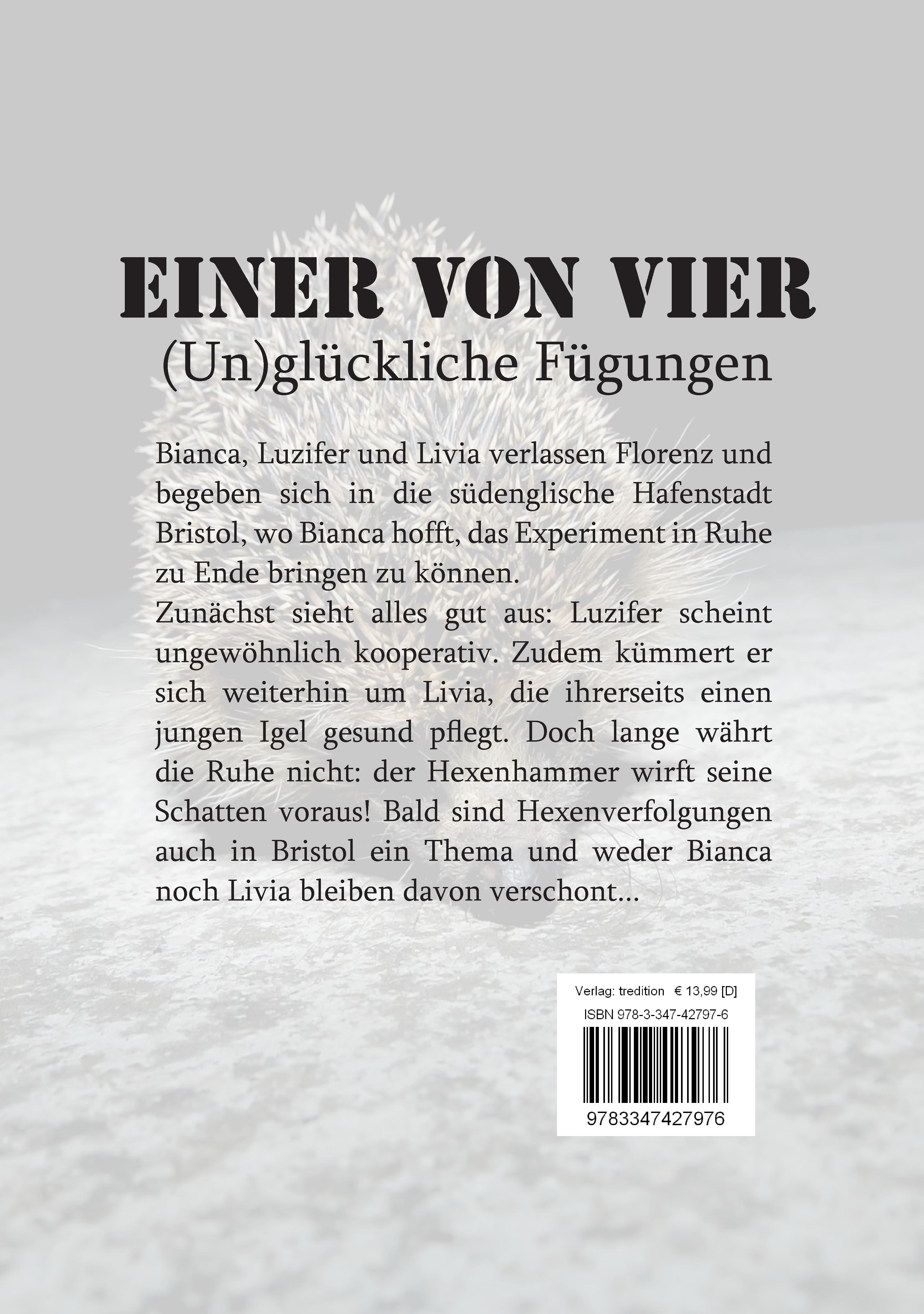 Rückseitencover Einer von vier