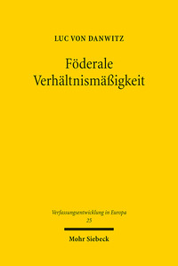 Vorderes Coverbild Föderale Verhältnismäßigkeit