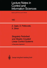 Vorderes Coverbild Singularly Perturbed and Weakly Coupled Linear Control Systems
