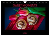 Vorderes Coverbild SWEET MOMENTS (Wandkalender 2025 DIN A4 quer), CALVENDO Monatskalender