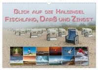 Vorderes Coverbild Blick auf die Halbinsel Fischland, Darß und Zingst (Wandkalender 2025 DIN A3 quer), CALVENDO Monatskalender