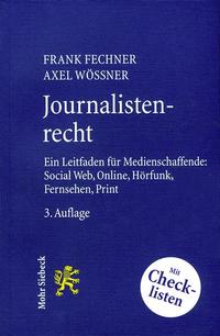 Vorderes Coverbild Journalistenrecht