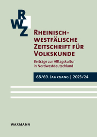Vorderes Coverbild Rheinisch-westfälische Zeitschrift für Volkskunde 68/69 (2023/2024)