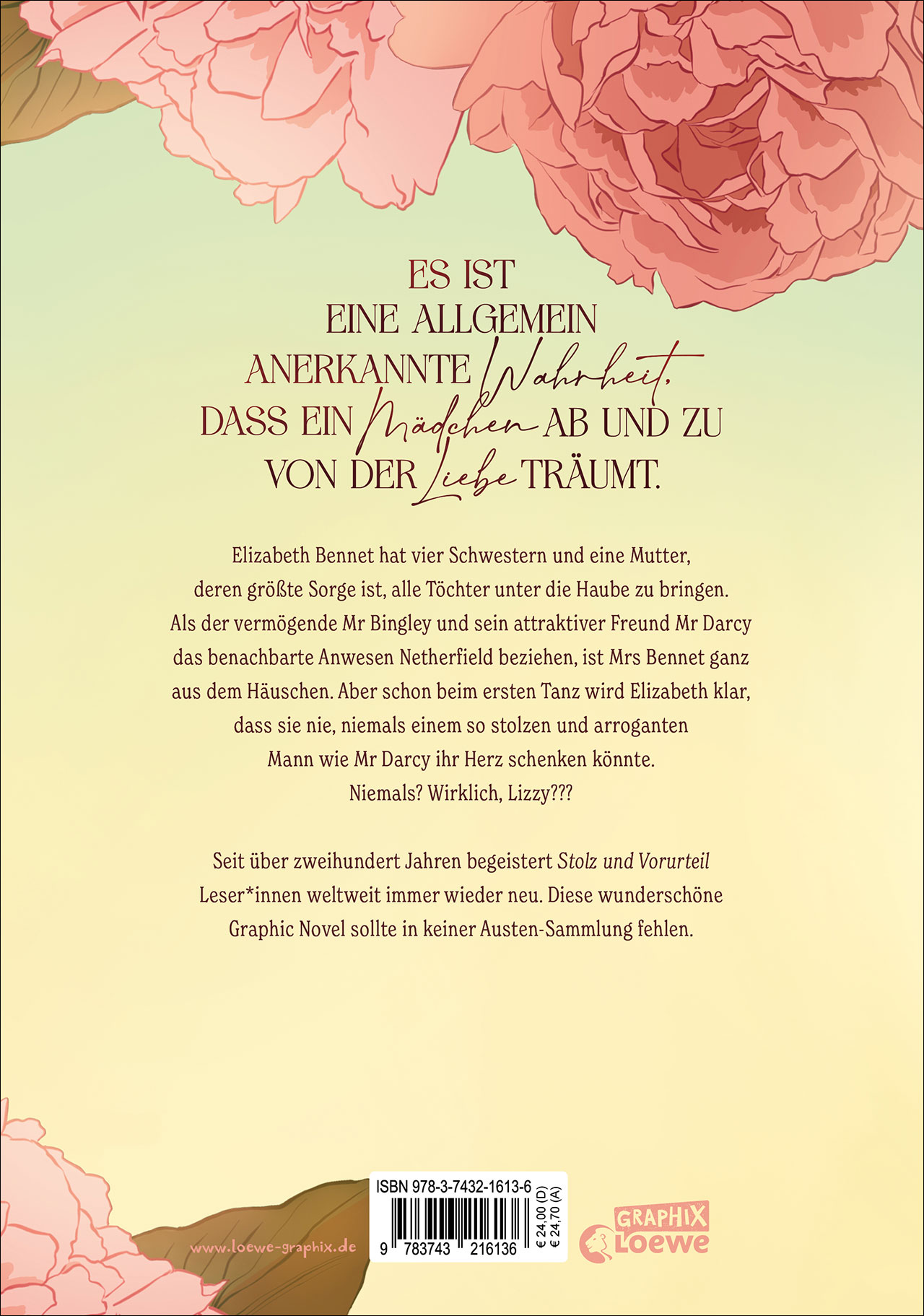Rückseitencover Stolz und Vorurteil