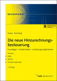 Vorderes Coverbild Die neue Hinzurechnungsbesteuerung