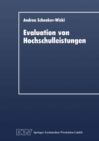 Vorderes Coverbild Evaluation von Hochschulleistungen