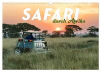Vorderes Coverbild Safari durch Afrika (Wandkalender 2025 DIN A3 quer), CALVENDO Monatskalender