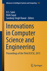 Vorderes Coverbild Innovations in Computer Science and Engineering