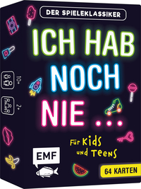 Vorderes Coverbild Kartenspiel: Ich hab noch nie ... – für Kids und Teens