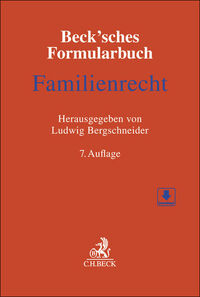 Vorderes Coverbild Beck'sches Formularbuch Familienrecht