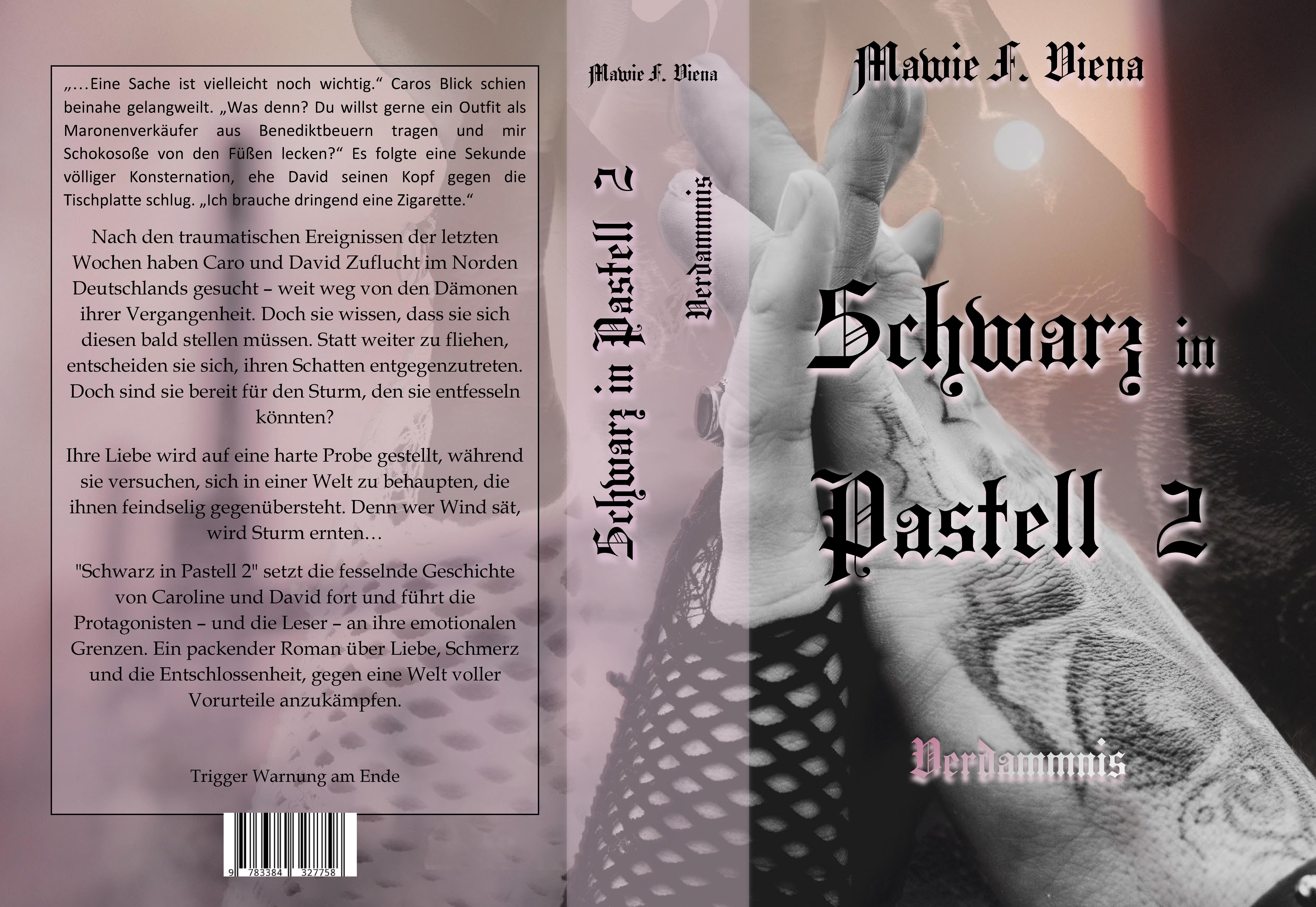 Gesamtes Coverbild Schwarz in Pastell 2, Geschichte einer Selbstfindung