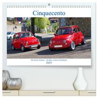 Vorderes Coverbild Cinquecento Der kleine Italiener - 60 Jahre zeitloses Kultobjekt (hochwertiger Premium Wandkalender 2025 DIN A2 quer), Kunstdruck in Hochglanz