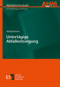 Vorderes Coverbild Untertägige Abfallentsorgung