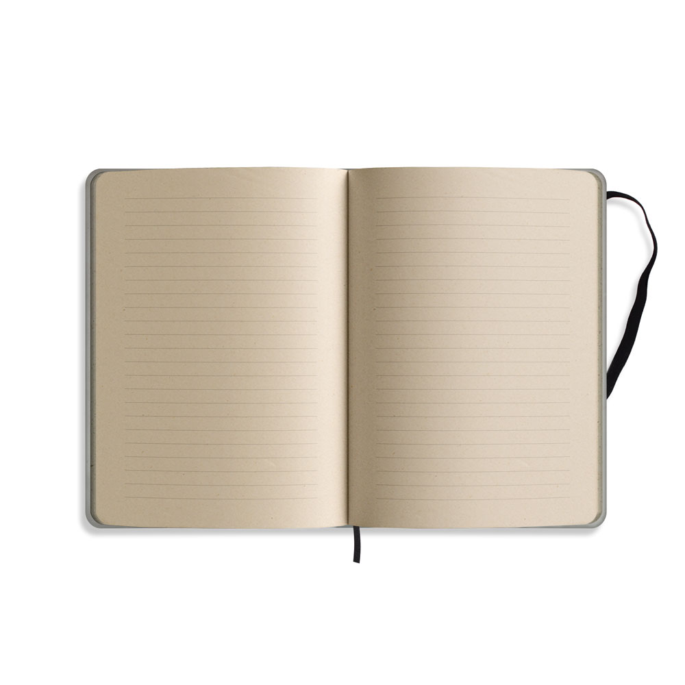 Bild für Serie matabooks – Nachhaltiges A5 Notizbuch/Tagebuch/Bullet Journal/Schreibheft/Notebook aus Süßgraspapier – Nari Farbe: Muted Red (liniert)