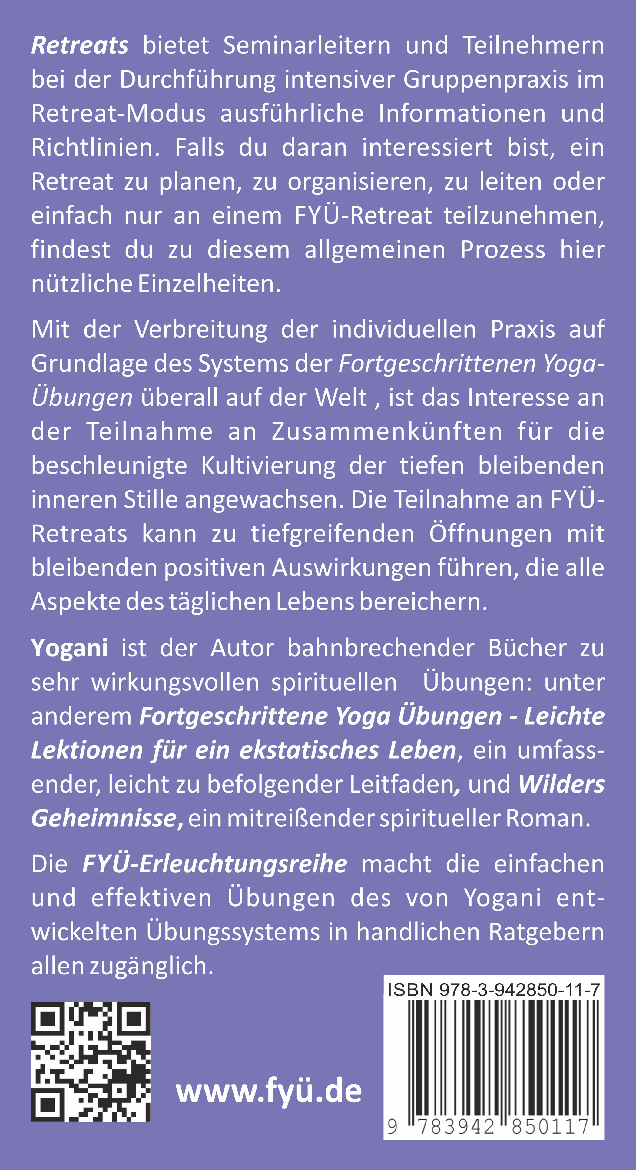 Rückseitencover Retreats