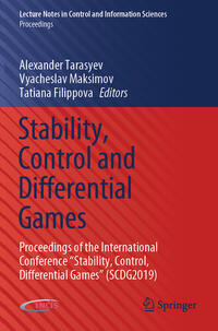 Vorderes Coverbild Stability, Control and Differential Games