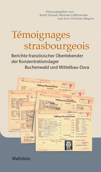 Vorderes Coverbild Témoignages strasbourgeois