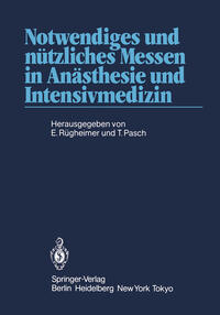 Vorderes Coverbild Notwendiges und nützliches Messen in Anästhesie und Intensivmedizin
