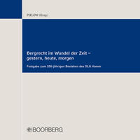 Vorderes Coverbild Bergrecht im Wandel der Zeit - gestern, heute, morgen