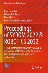 Vorderes Coverbild Proceedings of SYROM 2022 & ROBOTICS 2022