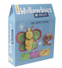 Vorderes Coverbild Wollowbies Häkelset Schmetterling