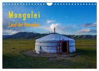 Vorderes Coverbild Mongolei - Land der Nomaden (Wandkalender 2025 DIN A4 quer), CALVENDO Monatskalender