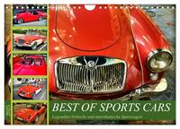 Vorderes Coverbild Best of Sports Cars - Legendäre britische und amerikanische Sportwagen (Wandkalender 2025 DIN A4 quer), CALVENDO Monatskalender