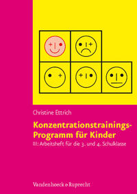 Vorderes Coverbild Konzentrationstrainings-Programm für Kinder. Arbeitsheft III: 3. und 4. Schulklasse