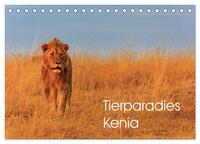 Vorderes Coverbild Tierparadies Kenia (Tischkalender 2026 DIN A5 quer), CALVENDO Monatskalender