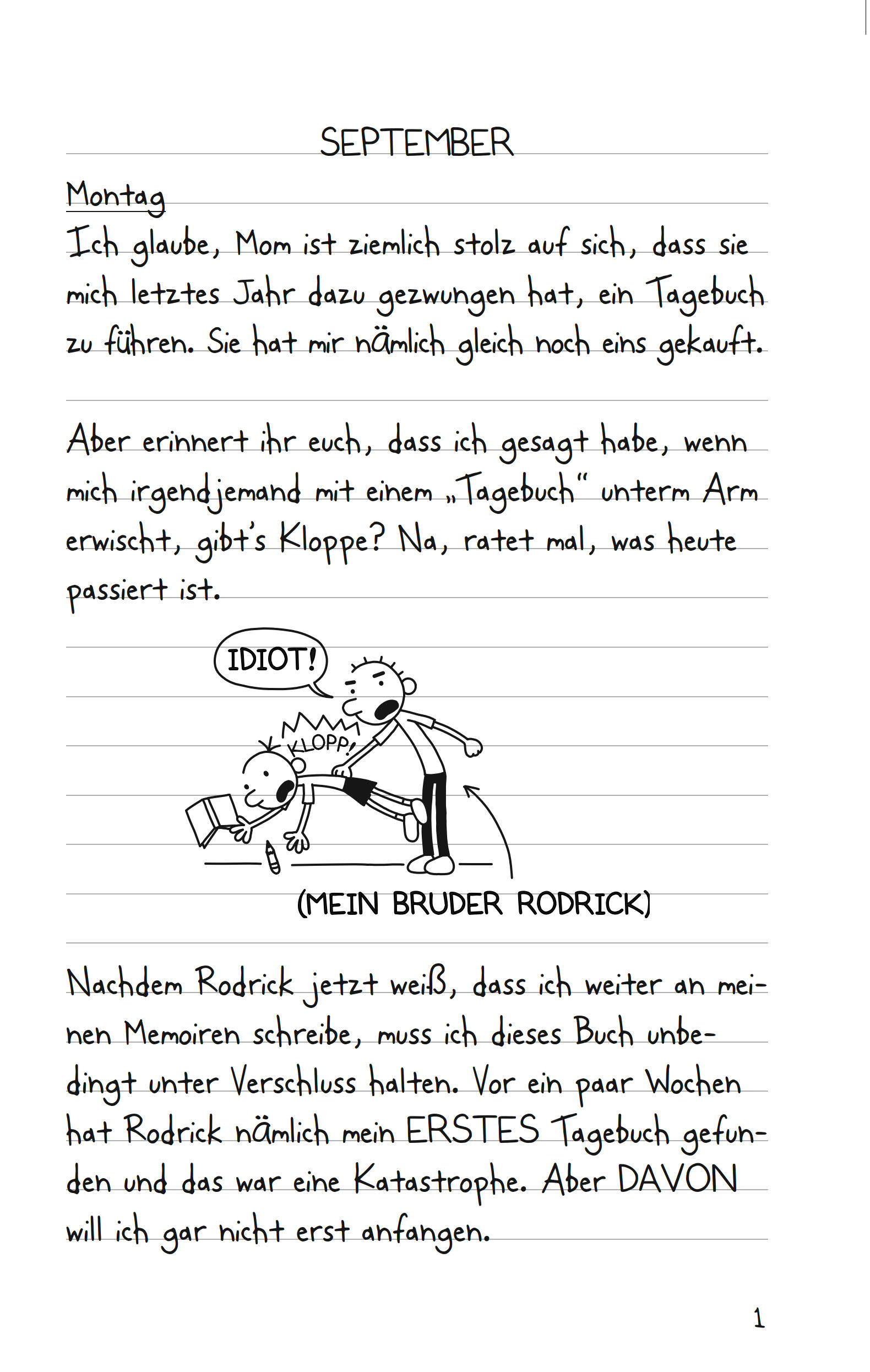 Beispielinhalt (Bild) Gregs Tagebuch 2 - Gibt's Probleme?