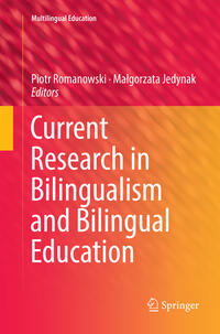 Vorderes Coverbild Current Research in Bilingualism and Bilingual Education
