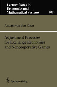 Vorderes Coverbild Adjustment Processes for Exchange Economies and Noncooperative Games