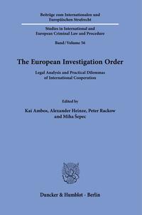 Vorderes Coverbild The European Investigation Order.