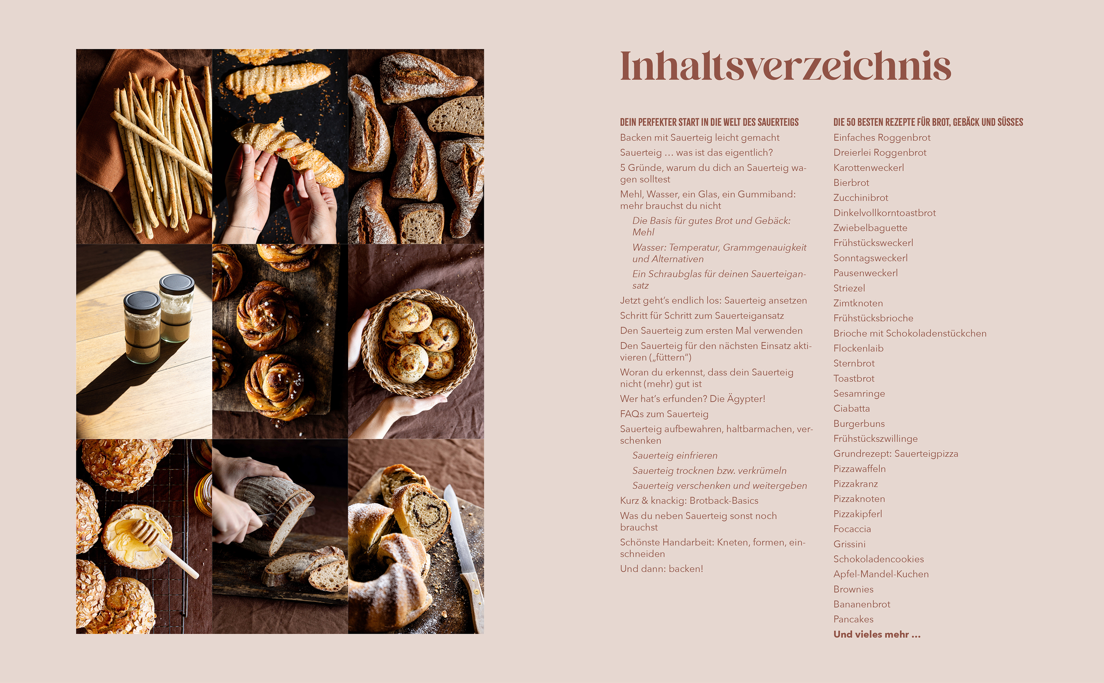 Beispielinhalt (Bild) Einfach backen mit Sauerteig