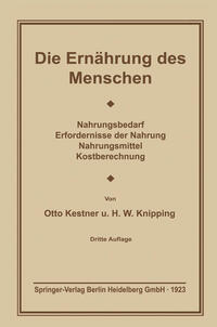 Vorderes Coverbild Die Ernährung des Menschen