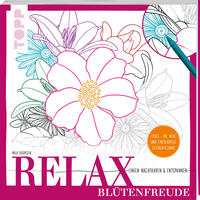 Vorderes Coverbild Relax Blütenfreude - Linien nachfahren & entspannen