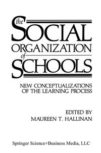 Vorderes Coverbild The Social Organization of Schools