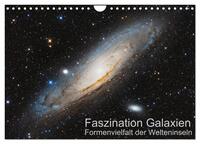 Vorderes Coverbild Faszination Galaxien Formenvielfalt der Welteninseln (Wandkalender 2025 DIN A4 quer), CALVENDO Monatskalender