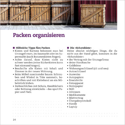 Beispielinhalt (Bild) Umzugsplaner