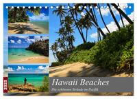 Vorderes Coverbild Hawaii Beaches - Die schönsten Strände im Pazifik (Tischkalender 2025 DIN A5 quer), CALVENDO Monatskalender