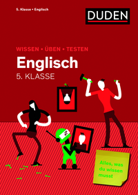Vorderes Coverbild Wissen – Üben – Testen: Englisch 5. Klasse