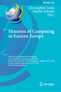 Vorderes Coverbild Histories of Computing in Eastern Europe