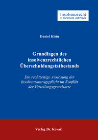 Vorderes Coverbild Grundlagen des insolvenzrechtlichen Überschuldungstatbestands