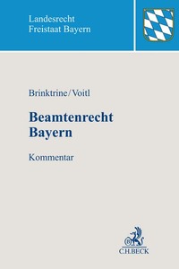 Vorderes Coverbild Beamtenrecht Bayern
