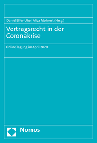 Vorderes Coverbild Vertragsrecht in der Coronakrise