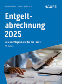 Vorderes Coverbild Entgeltabrechnung 2025