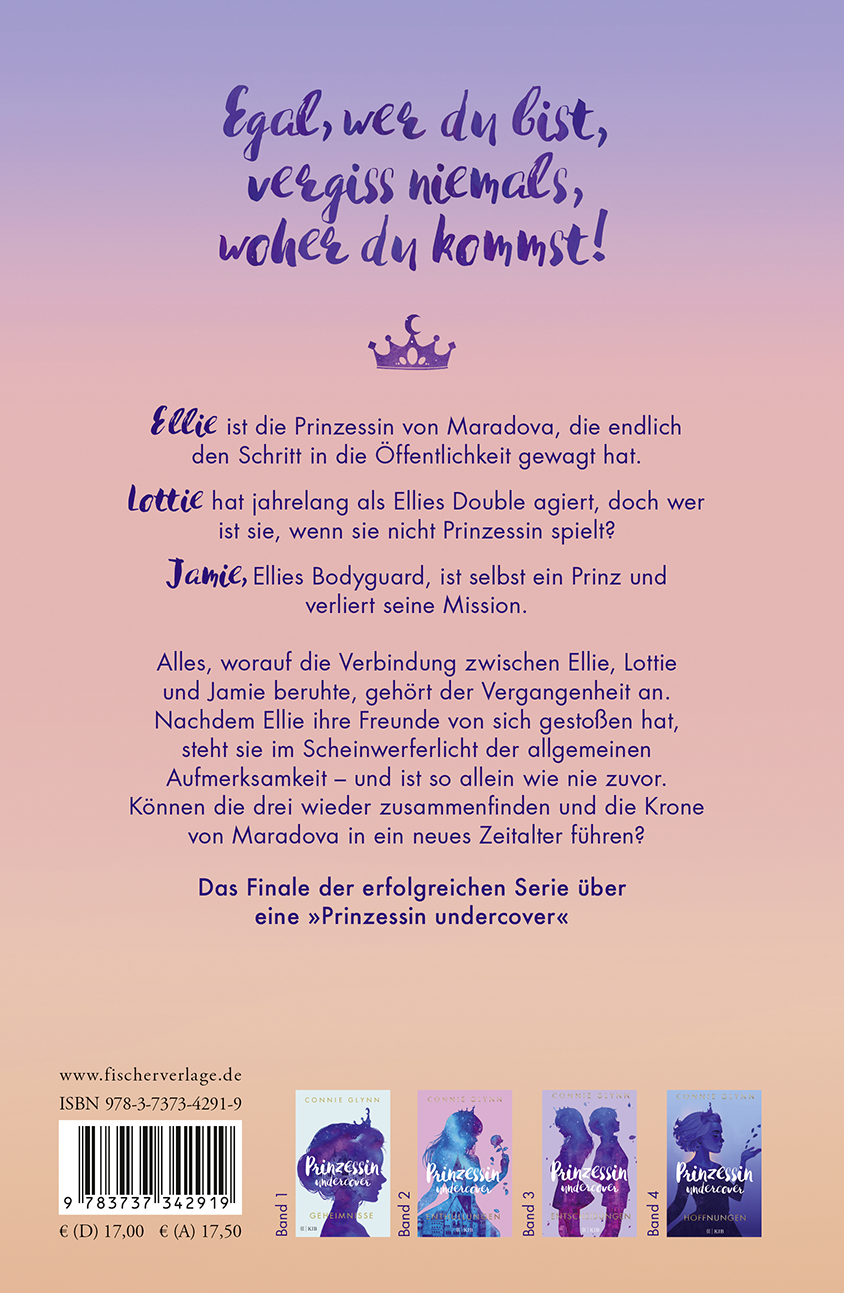 Rückseitencover Prinzessin undercover – Versprechen