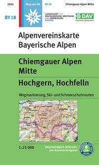 Vorderes Coverbild Chiemgauer Alpen Mitte, Hochgern, Hochfelln